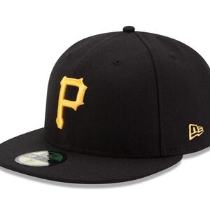 New Era Pittsburgh pirates black hat authentic collection 7 1/8